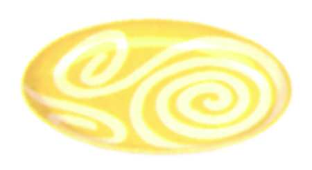 Fingerpaint Sun 17" Oval Serving Platter