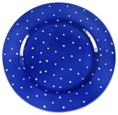 Linen Dot Periwinkle Service Plate (Charger)