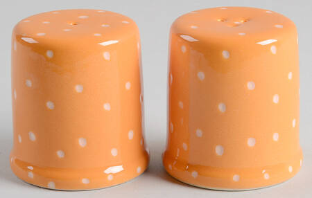 Linen Dot Marigold Salt & Pepper Set