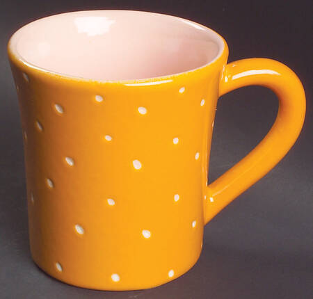 Linen Dot Marigold Mug