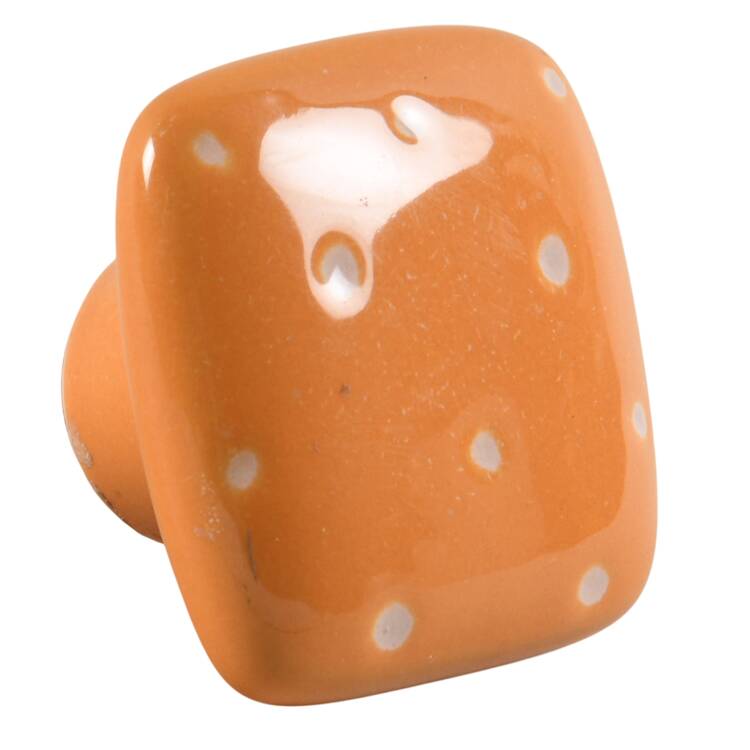 Linen Dot Marigold Drawer/Cabinet Pull/Knob