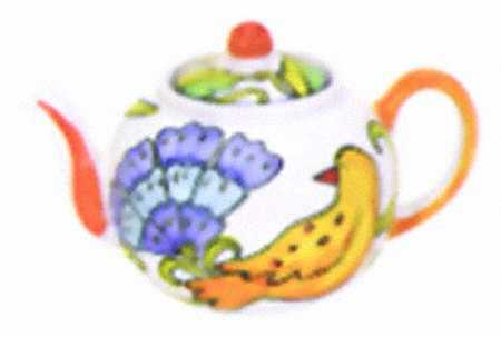 Partridge Teapot & Lid