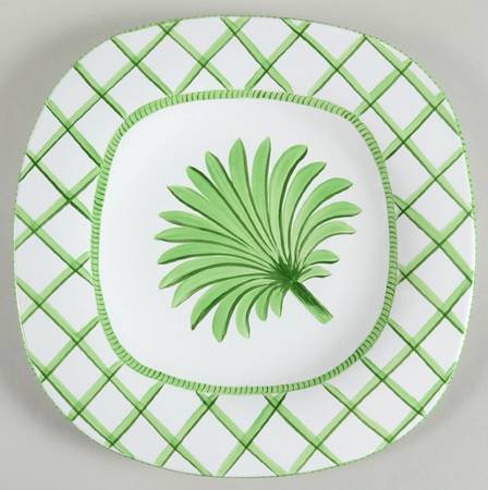 Classic Palm 11" Square Tray