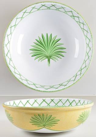 Classic Palm 14" Large Salad Serving Bowl