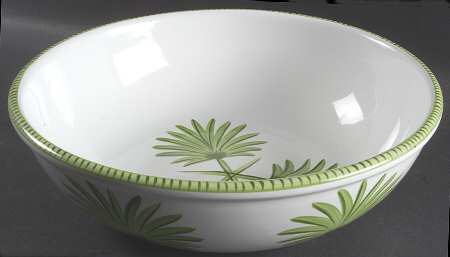 Classic Palm 10" Round Vegetable Bowl