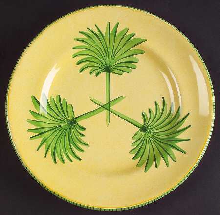 Classic Palm Salad Plate