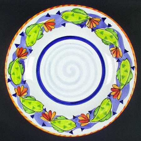 River Fish 16" Chop Plate (Round Platter)