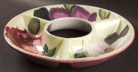 Flower Market Chip Bowl/Plate for Chip & Dip Set