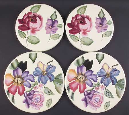 Flower Market Stove Cover Set-Steel 2 8" & 2 10" Round Covers