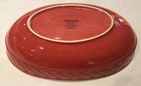 Paradise Flame 9" Oval Vegetable Bowl