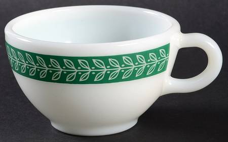 Autumn Bands Green Flat Cup