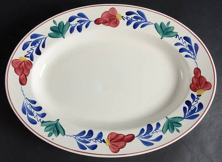 483 13" Oval Serving Platter