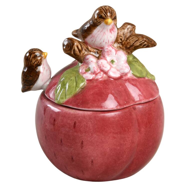 Pomona Countertop Figural Jam/Jelly and Lid with Spoon