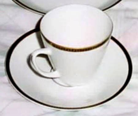 PRG42 Flat Cup & Saucer Set