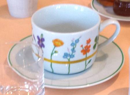 Farandole Flat Cup & Saucer Set