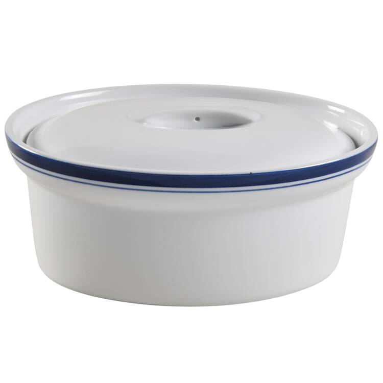 PBA26 1.75 Quart Oval Covered Casserole