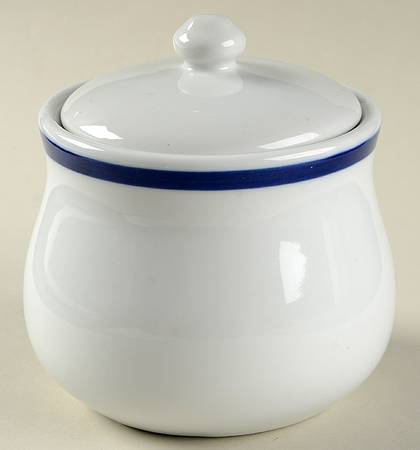 Club Blue Sugar Bowl & Lid