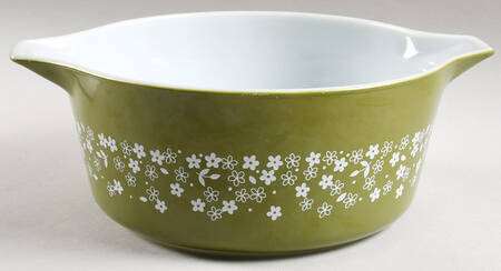 Crazy Daisy (Small Flowers) 2.5 Qt Round Casserole No Lid
