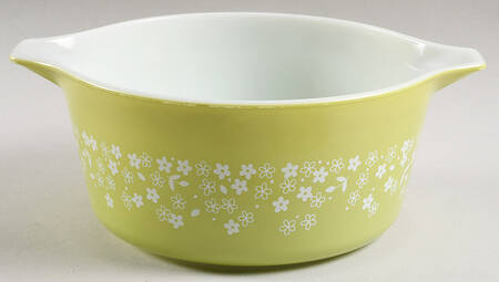 Crazy Daisy (Small Flowers) 1.5 Quart Round Casserole No Lid