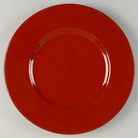 Red Service Plate (Charger)