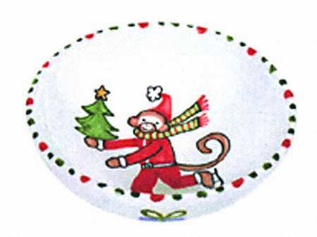 Santa's Helpers Child's Bowl