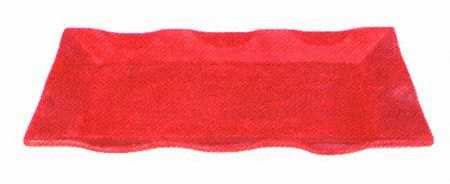 Tartan Twist Red 18" Rectangular Serving Platter