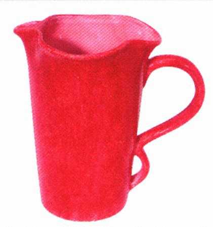 Tartan Twist Red Pitcher