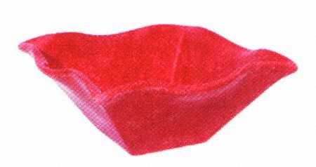 Tartan Twist Red 11" Square Vegetable Bowl