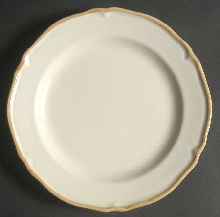 Villa Antica Almond (White) Salad Plate