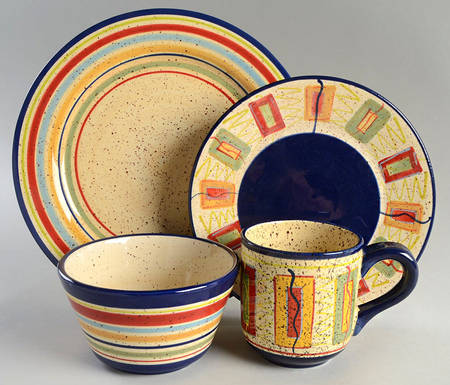 Sedona 4 Piece Place Setting by Pfaltzgraff
