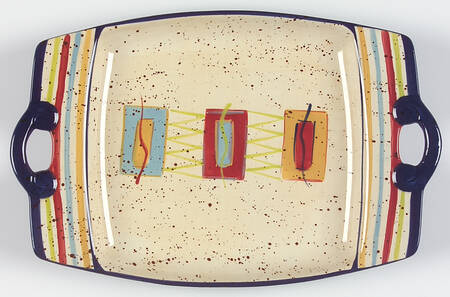 Sedona 12" Rectangular Serving Platter by Pfaltzgraff