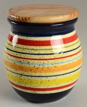 Sedona Small Canister & Wood Lid