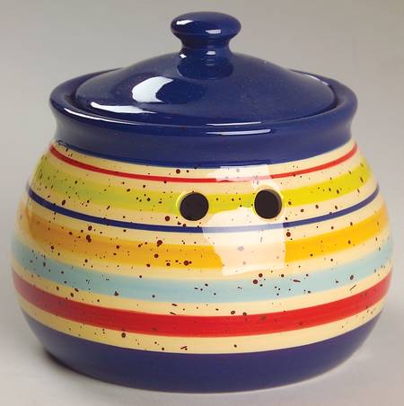 Sedona Garlic Keeper & Lid by Pfaltzgraff