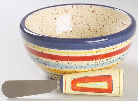 Sedona Dip Bowl & Spreader Set