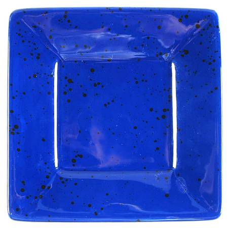 Sedona Solid Navy (Blue) Finger Food Plate
