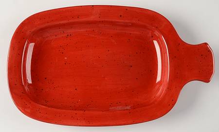 Sedona Solid Red Party Plate