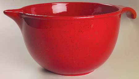 Sedona Solid Red Oversize Batter Bowl