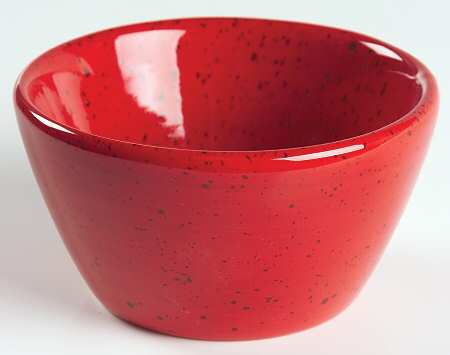 Sedona Solid Red Dessert Bowl