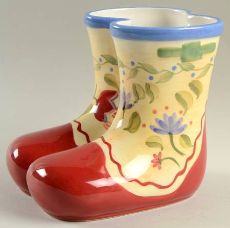 Napoli (Stoneware) Boots Planter