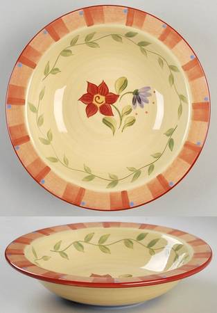 Napoli (Stoneware) Rim Soup Bowl