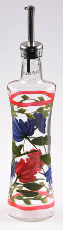 Napoli (Stoneware) Glass Oil with Drizzle Spout