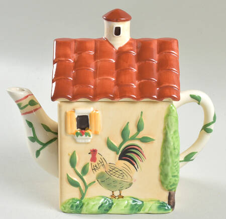 Napoli (Stoneware) Figural Teapot & Lid
