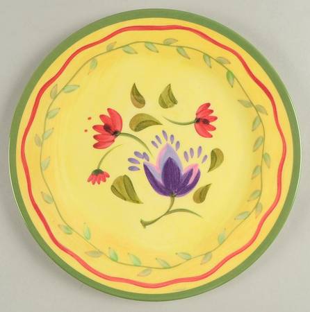 Napoli (Stoneware) Melamine Salad Plate