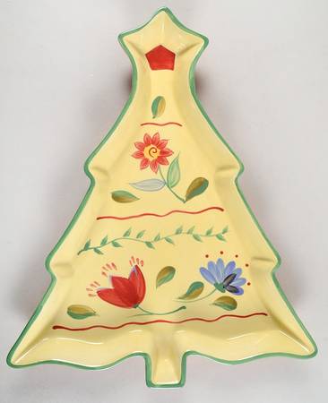 Napoli (Stoneware) Large Tree Shaped Dish