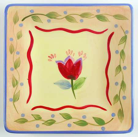 Napoli (Stoneware) Finger Food Plate