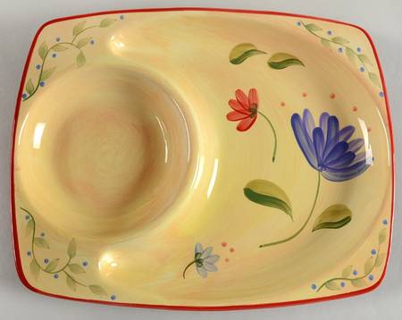 Napoli (Stoneware) 11" Rectangular Snack Tray