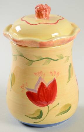 Napoli (Stoneware) Small Canister & Lid by Pfaltzgraff