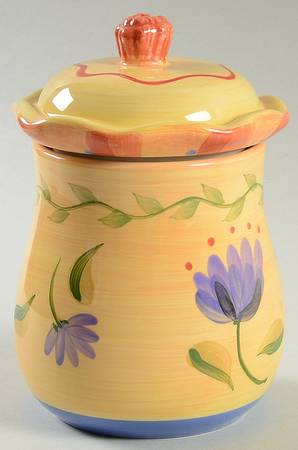 Napoli (Stoneware) 4" Canister & Lid