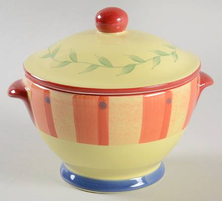 Napoli (Stoneware) Individual Soup & Lid