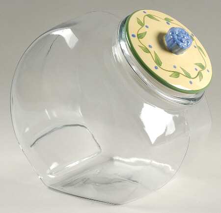 Napoli (Stoneware) Penny Candy Jar & Lid